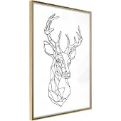 Artgeist Minimalist Deer juliste