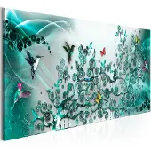 Artgeist Hummingbirds Dance Turquoise Narrow taulu