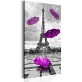 Artgeist Paris: Purple Umbrellas taulu