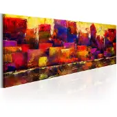 Artgeist Colourful City Skyline taulu