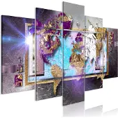 Artgeist Abstract Map Wide taulusetti