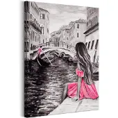 Artgeist Woman In Venice Vertical taulu