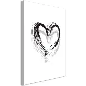 Artgeist Brush Heart Vertical taulu