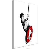 Artgeist Banksy: Boy On Rope Vertical taulu