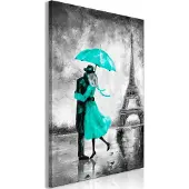 Artgeist Paris Fog Vertical Green taulu