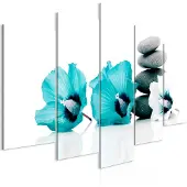 Artgeist Calm Mallow Wide Turquoise taulusetti