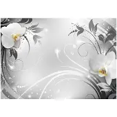 Kärkkäinen Artgeist Orchids On Silver fototapetti