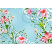 Artgeist Subtle Beauty Of The Lilies Ii fototapetti