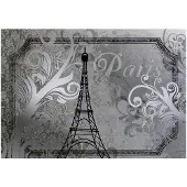Artgeist Vintage Paris - Silver fototapetti