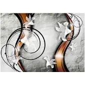 Artgeist Lily On A Stone fototapetti