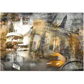 Artgeist Berlin - Collage (Orange) fototapetti