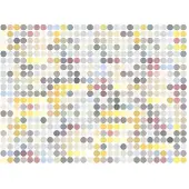 Artgeist Colored polka dots fototapetti