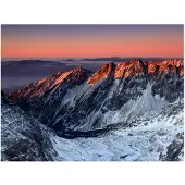Artgeist Beautiful sunrise in the Rocky Mountains fototapetti