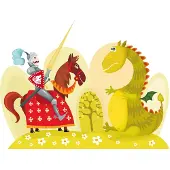 Artgeist Dragon and knight fototapetti