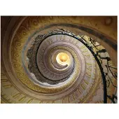 Artgeist Decorative spiral stairs fototapetti