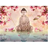 Artgeist Buddha and magnolia fototapetti