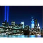 Artgeist Floodlights over NYC fototapetti