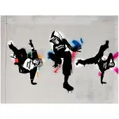 Artgeist Monkey dance - street art fototapetti