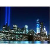 Artgeist Floodlights over NYC fototapetti
