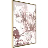 Artgeist Drawn Flower juliste