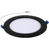 LED energie 12W 900lm 3CCT himmennettävä musta uppo paneelivalaisin
