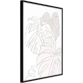 Artgeist Beige Leaves juliste
