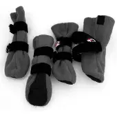 FinNero HALLA 4 kpl harmaaat koiran tossut