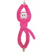 DELUXEBASE Eco Classic Tree Huggers Pink Squirrel Monkey 78 cm apina pehmo