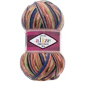 Alize Superwash kirjava 100g sukkalanka