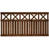 Tammiston Puu Tuhti 1800x990 mm hienosahattu aitaelementti