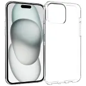 Insmat Crystal Cover, iPhone 15 Plus -suojakuori, Läpinäkyvä