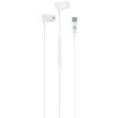 MusicSound USB-C in-ear kuulokkeet valkoinen