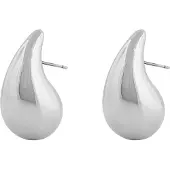Sno of sweden Yenni Small Ear Plain G - Onesize - Silver - ONE SIZE