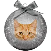 Plenty Gifts Plenty Huurre punainen kissa joulupallo