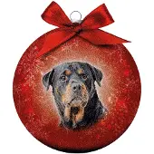 Plenty Gifts Plenty Huurre Rotweiler joulupallo