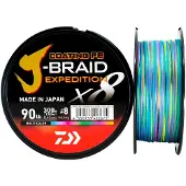 Daiwa J-Braid Expedition X8E 300 m Multi Color kuitusiima