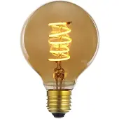 LED energie G95/E27 4W 230lm himmennettävä amber antiikkilamppu