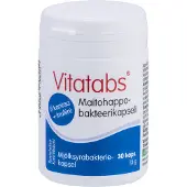 Vitatabs Maitohappobakteeri 30 kaps. ravintolisä