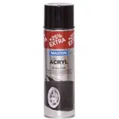 Maston Auto Acryl 500 ml kiiltävä musta spraymaali