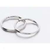 Silver Bar 988 Harjoitusrengas 10 mm hopeakorvakorut