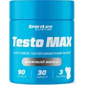 Sportlife Testo MAX 90kaps, 106 g