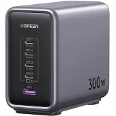 UGREEN 300 W Desktop Fast Charger 1 × USB-A + 4 × USB-C