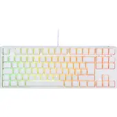Ducky ONE 3 TKL Pure White RGB Hotswap Pelinäppäimistö [MX Red]