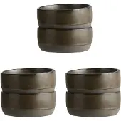 Aida RAW-kulho, 6 kpl, Metallic Brown