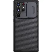 NILLKIN CamShield Pro Samsung Galaxy S22 Ultra 5G Hybridikotelo - Musta