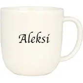 Kultakeramiikka Aleksi nimimuki