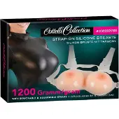 Cottelli - silikoniset push up -kiinnitettävät rinnat 2x600g