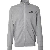 Puma Urheilullinen collegetakki 'Essentials No. 1' harmaa / musta