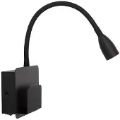 Sunwind Design USB musta 12 V seinävalaisin