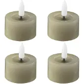 Edelweiss - LED Tuikku 4,5x2,5 cm 4 kpl Green Leaf